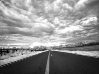 Driving into Approaching Storm